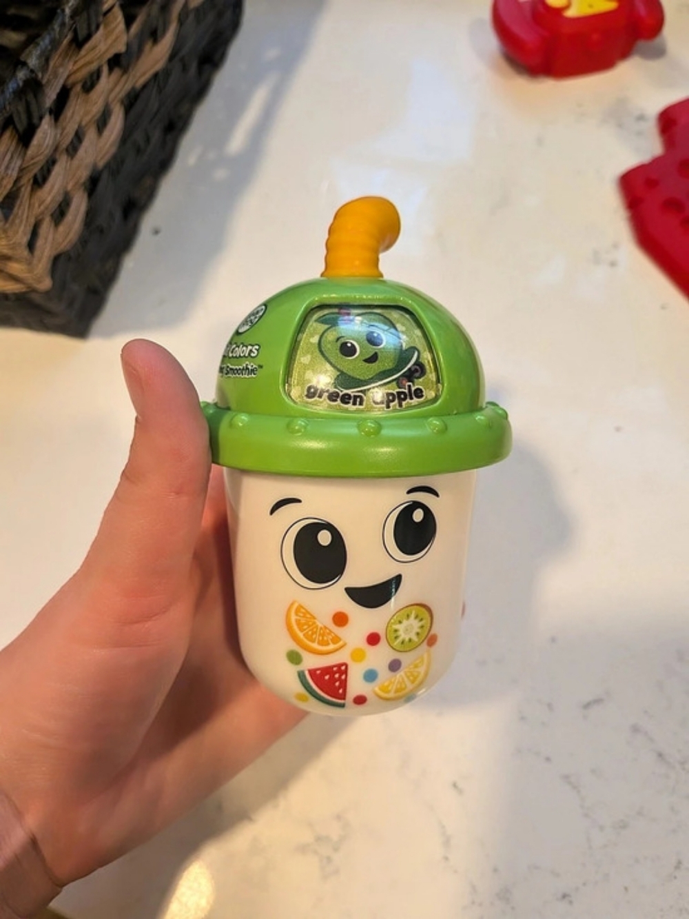 LeapFrog Fruit Colors Learning Smoothie Learning Toy Green & White